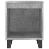 Yöpöydät 2 kpl betoninharmaa 40x35x50 cm tekninen puu