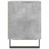 Yöpöydät 2 kpl betoninharmaa 40x35x50 cm tekninen puu