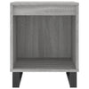 Yöpöydät 2 kpl harmaa Sonoma 40x35x50 cm tekninen puu