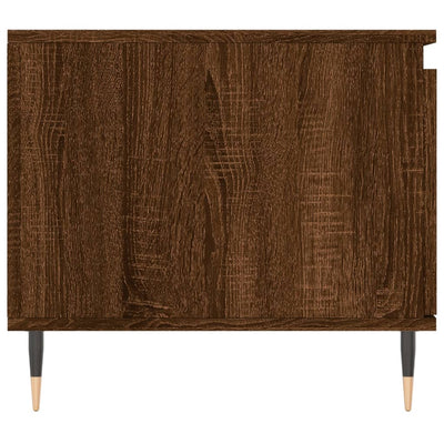 Sohvapöytä ruskea tammi 100x50x45 cm tekninen puu