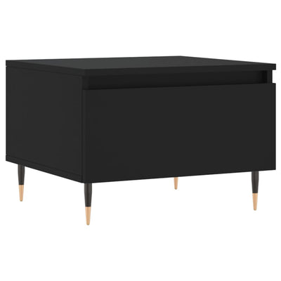 Sohvapöydät 2 kpl musta 50x46x35 cm tekninen puu