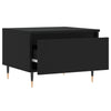 Musta sohvapöydät Anidor 50x46x35cm (2 kpl puinen)