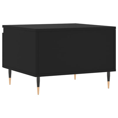 Sohvapöydät 2 kpl musta 50x46x35 cm tekninen puu