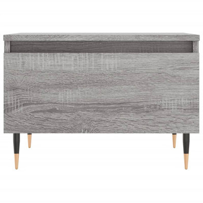 Sohvapöydät 2 kpl harmaa Sonoma 50x46x35 cm tekninen puu
