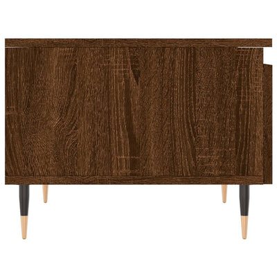 Sohvapöytä ruskea tammi 50x46x35 cm tekninen puu