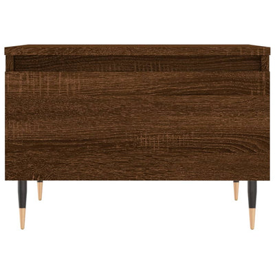 Sohvapöydät 2 kpl ruskea tammi 50x46x35 cm tekninen puu