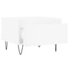 Valkoinen sohvapöydät Stantiu 50x46x35cm (2 kpl, puinen)