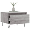 Sohvapöydät 2 kpl harmaa Sonoma 50x46x35 cm tekninen puu