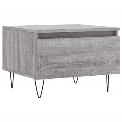 Sohvapöydät 2 kpl harmaa Sonoma 50x46x35 cm tekninen puu