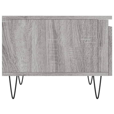 Sohvapöydät 2 kpl harmaa Sonoma 50x46x35 cm tekninen puu