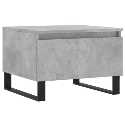 Sohvapöydät 2 kpl betoninharmaa 50x46x35 cm tekninen puu