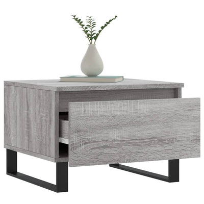 Sohvapöydät 2 kpl harmaa Sonoma 50x46x35 cm tekninen puu