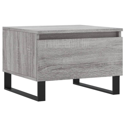 Sohvapöydät 2 kpl harmaa Sonoma 50x46x35 cm tekninen puu