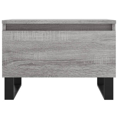 Sohvapöydät 2 kpl harmaa Sonoma 50x46x35 cm tekninen puu