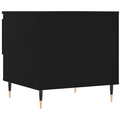 Sohvapöytä musta 50x46x50 cm tekninen puu
