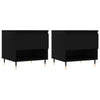 Musta sohvapöydät Fagarasan 50x46x50cm (2 kpl puinen)