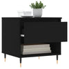 Musta sohvapöydät Fagarasan 50x46x50cm (2 kpl puinen)