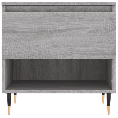 Sohvapöydät 2 kpl harmaa Sonoma 50x46x50 cm tekninen puu