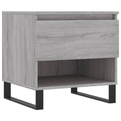 Sohvapöydät 2 kpl harmaa Sonoma 50x46x50 cm tekninen puu