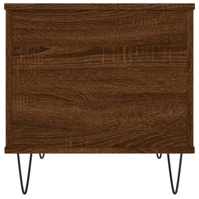 Sohvapöytä ruskea tammi 60x44,5x45 cm tekninen puu