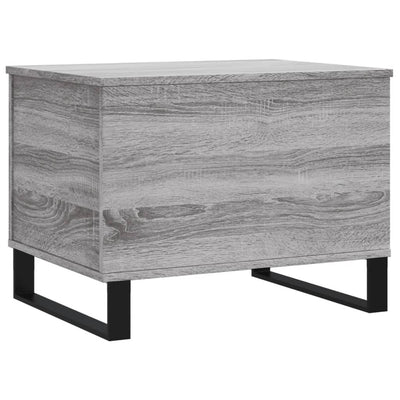 Sohvapöytä harmaa Sonoma 60x44,5x45 cm tekninen puu