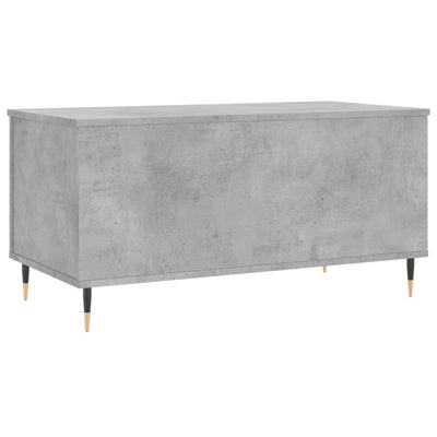 Sohvapöytä betoninharmaa 90x44,5x45 cm tekninen puu
