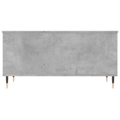Sohvapöytä betoninharmaa 90x44,5x45 cm tekninen puu