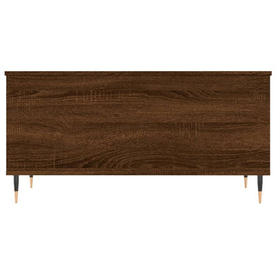 Sohvapöytä ruskea tammi 90x44,5x45 cm tekninen puu