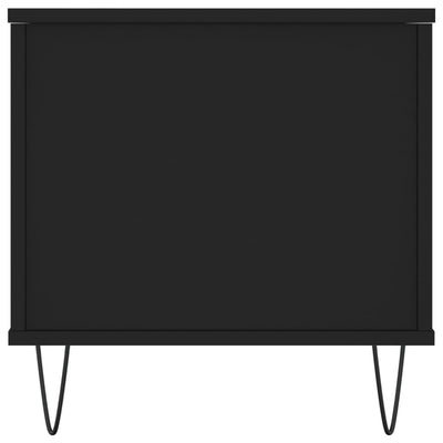Sohvapöytä musta 90x44,5x45 cm tekninen puu