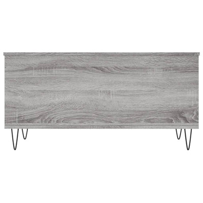 Sohvapöytä harmaa Sonoma 90x44,5x45 cm tekninen puu