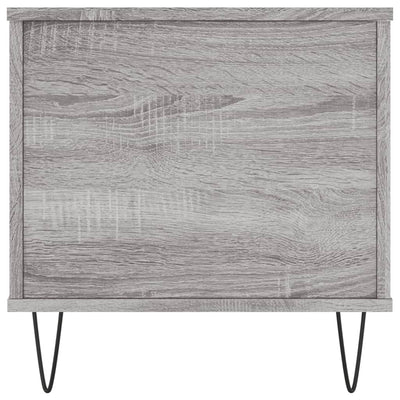 Sohvapöytä harmaa Sonoma 90x44,5x45 cm tekninen puu