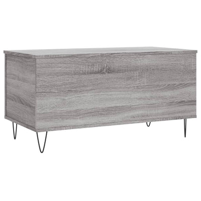 Sohvapöytä harmaa Sonoma 90x44,5x45 cm tekninen puu
