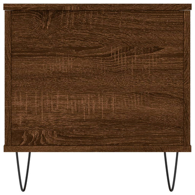 Sohvapöytä ruskea tammi 90x44,5x45 cm tekninen puu
