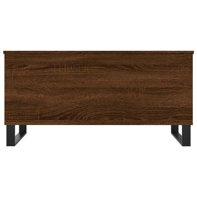 Sohvapöytä ruskea tammi 90x44,5x45 cm tekninen puu
