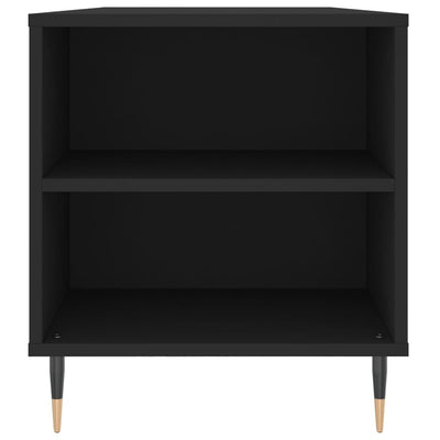 Sohvapöytä musta 102x44,5x50 cm tekninen puu