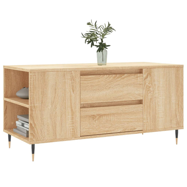 Sohvapöytä Sonoma-tammi 102x44,5x50 cm tekninen puu