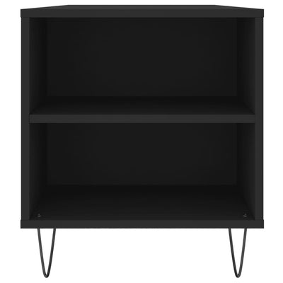 Sohvapöytä musta 102x44,5x50 cm tekninen puu