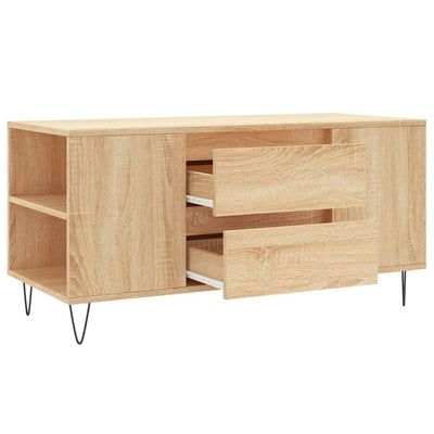 Sohvapöytä Sonoma-tammi 102x44,5x50 cm tekninen puu