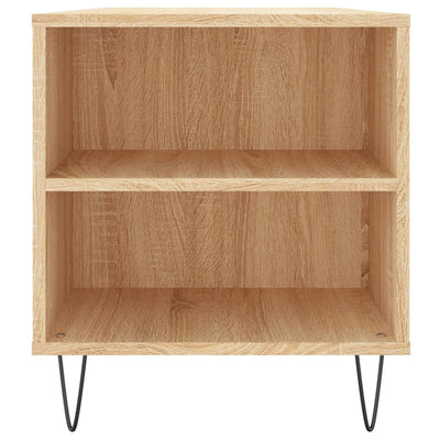 Sohvapöytä Sonoma-tammi 102x44,5x50 cm tekninen puu