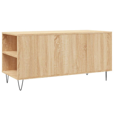 Sohvapöytä Sonoma-tammi 102x44,5x50 cm tekninen puu