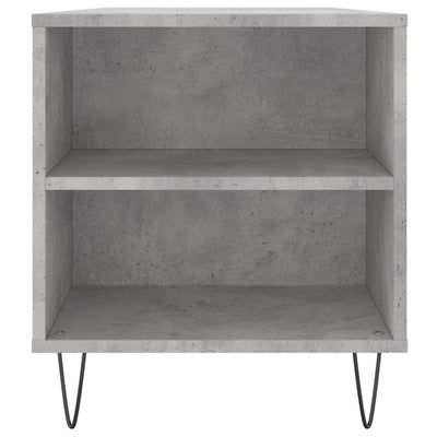 Sohvapöytä betoninharmaa 102x44,5x50 cm tekninen puu