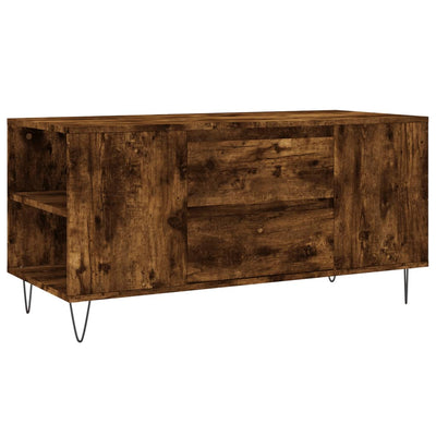 Sohvapöytä savutammi 102x44,5x50 cm tekninen puu