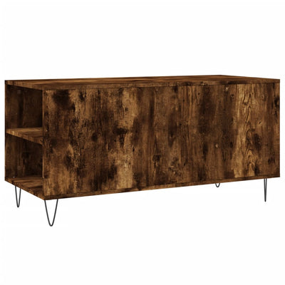 Sohvapöytä savutammi 102x44,5x50 cm tekninen puu