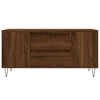 Sohvapöytä ruskea tammi 102x44,5x50 cm tekninen puu