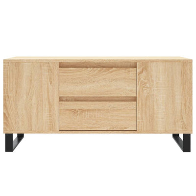 Sohvapöytä Sonoma-tammi 102x44,5x50 cm tekninen puu