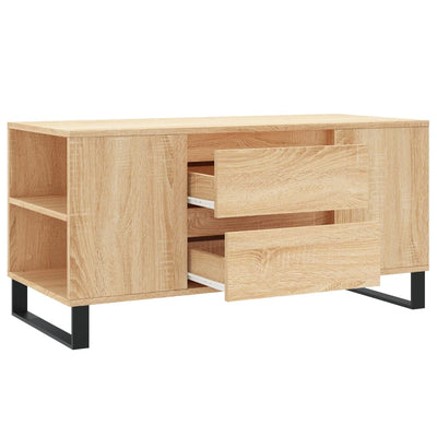 Sohvapöytä Sonoma-tammi 102x44,5x50 cm tekninen puu