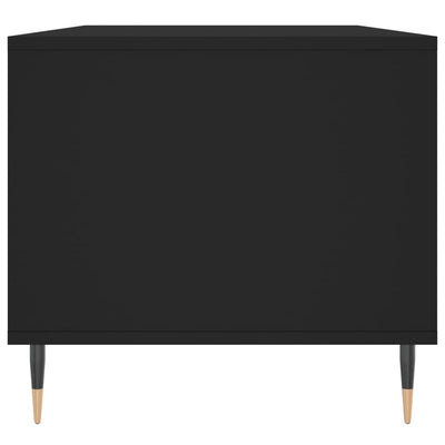 Sohvapöytä musta 90x49x45 cm tekninen puu