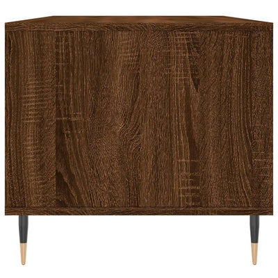 Sohvapöytä ruskea tammi 90x49x45 cm tekninen puu