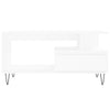 Valkoinen sohvapöytä Rasid 90x49x45cm (puinen)