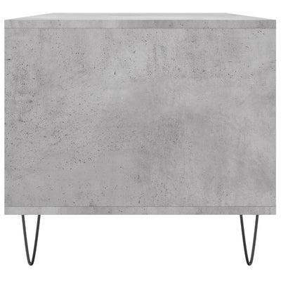 Sohvapöytä betoninharmaa 90x49x45 cm tekninen puu